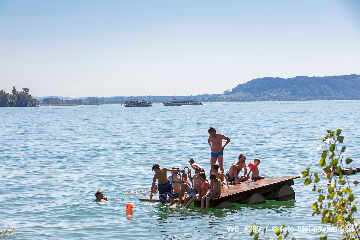 Bildname:  _WE_4289 Sommer in Twann am BielerseeBildgroesse: 8688  x 5792 px /  73.6 x 49.0 cm (300dpi)Stichwoerter:  Baden, Berner Seeland, Bielersee,